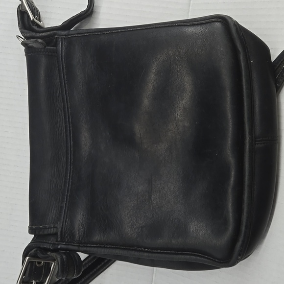 COACH Legacy Studio Flap Crossbody 9144 Black Leather - Picture 8 of 14